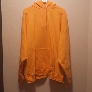 Hanes yellow/orange 3xl hoodie mens